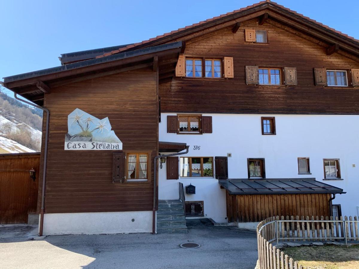 Casa Steilalva - Grosszuegiges Chalet Fuer Erholsamen Familienurlaub Surrein Exteriér fotografie